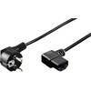Goobay Cabletech Maitinimo kabelis kompiuterinis 1.5m, kampinis kištukas
