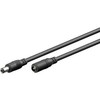 Goobay DC maitinimo kabelio ilgiklis 5m 5.5×2.5mm juodas 2×0.5 mm² max 24VDC 120W