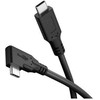 Goobay USB-C™ 90° kabelis, USB4™, 2 m, juodas