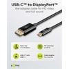 Goobay 75705, 2 m, USB C tipo, DisplayPort, kištukas, kištukas, tiesus
