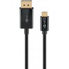 Goobay 75705, 2 m, USB C tipo, DisplayPort, kištukas, kištukas, tiesus