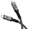 Goobay | USB-C Cable with Textile Sheath, USB4, 240 W, 40 Gbit/s, Power Delivery, 1.5 m