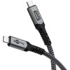 Goobay USB-C Cable, USB4, 1.8 m, juodas, sidabrinis