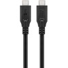 USB Goobay USB-C - USB-C kabelis 2 m, juodas (RB74193)