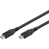 USB Goobay USB-C - USB-C kabelis 2 m, juodas (RB74193)
