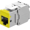 Goobay Keystone-modul RJ45 CAT 6A, STP, Slim, geltona - Wersja kolorystyczna geltona