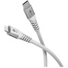 USB kabelis Goobay Lightning - USB-C 2 m, baltas