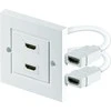 Goobay Paviršiaus lizdas 2x HDMI (51723)