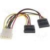 Wentronic Goobay Molex – SATA x2, 0,13 m, kelių stipinų (68524)