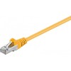 Goobay Patchcord, CAT5e, SF/UTP, 1m, geltona (68065)