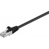 Goobay Patchcord, CAT5e, SF/UTP, 1m, juoda (68666)
