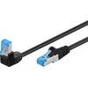 Goobay Kabelis LAN Patchcord CAT 6A S/FTP 1x90 Juodas 1m