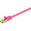 Wentronic „Goobay“ RJ45 jungiamasis kabelis, CAT 6A S/FTP (PiMF), 500 MHz su CAT 7 žaliais kabeliais, violetinis - Kabelio ilgis 1,5 m