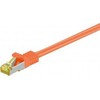 Goobay RJ45 pataisinis kabelis, CAT 6A S/FTP (PiMF), 500 MHz su CAT 7 neapdorotais kabeliais, oranžinė – laido ilgis 30 m