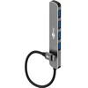 Goobay Plonas 4 prievadų USB šakotuvas, USB-C™ į USB-A, 5 Gbps