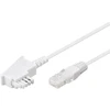 Goobay TAE-F Kabelis do DSL/VDSL - Długość kabla 6 m