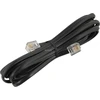 Goobay Modulinis telefono kabelis 50318 11/RJ14 vyr. (6P4C), RJ11/RJ14 vyr. (6P4C), 6 m, Juodas