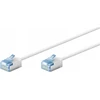 Goobay Gogobay 74326 Ultra-Flexible CAT 6A Komutacinis kabelis, Slim, U/FTP, 0,15 m, Baltas | Apskritu