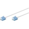 „Goobay“ itin lankstus CAT 6A jungiamasis kabelis, plonas, U/UTP, baltas - Kabelio ilgis 10 m