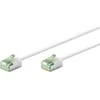 Goobay Gogobay 74357 Ultra-Flexible CAT 8.1 Komutacinis kabelis, Slim, U/FTP, 0,15 m, Baltas | Apskritu