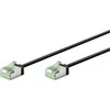 Goobay 74350 Ultra-Flexible CAT 8.1 Komutacinis kabelis, Slim, U/FTP, 0.15 m, Juodas | Goobay