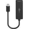Karta jungiama į tinklą Goobay Adapteris USB-C™ Ethernet, juoda