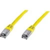 Goobay 3m CAT 6 pataisų kabelis, S/FTP (PiMF), geltonas