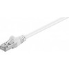 Goobay Wentronic goobay - Patch- Kabelis - RJ-45 (M) iki RJ-45 (M) - 5,0 m - SF/UTP - CAT 5e - formos, be Haken - baltas (93486)