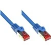 Good Connections Geri ryšiai RNS Komutacinis kabelis su Rastnasenschutz, kat. 6, S/FTP, PiMF, PVC, 250MHz, mėlynas, 25m, Geri ryšiai (8060-250B)