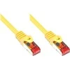 Good Connections Geri ryšiai RNS Komutacinis kabelis su Rastnasenschutz, kat. 6, S/FTP, PiMF, PVC, 250 MHz, geltona, 7,5 m, geros jungtys (8060-075Y)