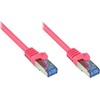 Good Connections Good Connections Alcasa GOOD CONNECTIONS - Patch- Cable - RJ- 45 (M) - RJ- 45 (M) - 0.5 m - pairs in metal foil (PiMf) - (Cat. 6a) - halogen free - magenta (8060- H005M)