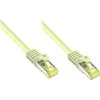 Good Connections Geros jungtys RJ45 Komutacinis kabelis su Cat.7 RohCable ir skląsčio apsauga (RNS), S/FTP, PiMF, be halogenų, 600MHz, OFC, pilka, 0,15m, Geri ryšiai (8070R- 002)