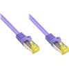 „Good Connections“ jungiamasis kabelis su 7 kat. S/FTP 0,5 m violetiniu dangteliu