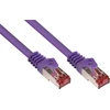 Good Connections RNS Komutacinis kabelis with ochroną złączy, Cat. 6, S/FTP, PiMF, PVC, 250MHz, violet, 50m, (8060- 500V)