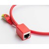 RNS® jungiamojo kabelio prailginimas su apsauga nuo fiksavimo, Cat. 6, S/FTP, PiMF, PVC, 250MHz, OFC, CU, raudonas, 3m, Good Connections® (8063VR-030R)