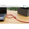 Nezatříděno Good Connections RNS Patch cable extension with latch protection, Cat. 6, S/FTP, PiMF, PVC, 250MHz, OFC, CU, red, 0,5m, Good Connections (8063VR- 005R)