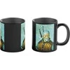 „Cenega Heat“ puodelis su užrašu „Good Loot The Witcher 3 Game Art Chronicles“ – Geralt &amp; Vincent van Gogh 450 ml Juodas