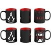 Heat Reveal Mug Good Loot Assassin's Creed: Shadows - Naoe &amp; Yasuke 450 ml Juodas, Raudona