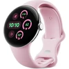 „Google Pixel Watch 3“ (41 mm). Aktyvus dirželis. Rožinis kvarcas. Mažas.