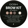 "Gosh Brow Kit" pudros atspalvių rinkinys