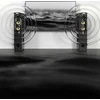 Kompiuterio kolonėlės Fenda F&amp;D T-60X PRO 2.0 pastatomos garso kolonėlės, 120 W RMS (60 W x 2), 1 colio aukštų dažnių garsiakalbis + 2 4 colių garsiakalbiai + 8 colių žemų dažnių garsiakalbis kiekvienam kanalui, BT 5.3 / Optinis / Bendraašis / AUX / USB / Karaoke funkcija / LED ekranas / Nuotolinio valdymo pultas / Mikrofonas / Medinis, Jutiklinis mygtukas, Juodas