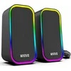 Kompiuterio kolonėlės Marvo SG-225 Havoc 20 2.0 Stereo RGB žaidimų kolonėlės | Juodos