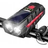 Nezatříděno Gotel L8H1 Saulės energija varomas dviračio žibintas vairui + galinis