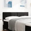 LED galvūgalis su LED juostelėmis Juodas 144 cm Aksomas