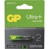 GP Bateria alkaliczna, AAA (LR03), AAA, 1.5V, , blistr, 2-pack, Ultra Plus