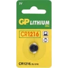 GP vienkartinės ličio baterijos CR1216, 1 vnt. pakuotė