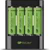 GP GP baterijos ReCyko+ 4 x AA įkraunamos baterijos 2600 mAh + greitas įkroviklis