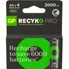 GP „Gold Peak Industries Recyko Pro AA“ NiMH baterijos, 4 vnt. pakuotėje – „Mignon“ (AA) (201243)
