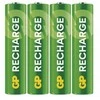 GP baterija GP - Įkraunamos baterijos, AAA dydis, 800 mAh, 4 vnt. pakuotė