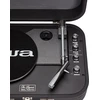 Aiwa Patefonas lagamine 2x2.2W RMS su Bluetooth / USB grotuvu, tamsiai pilkas